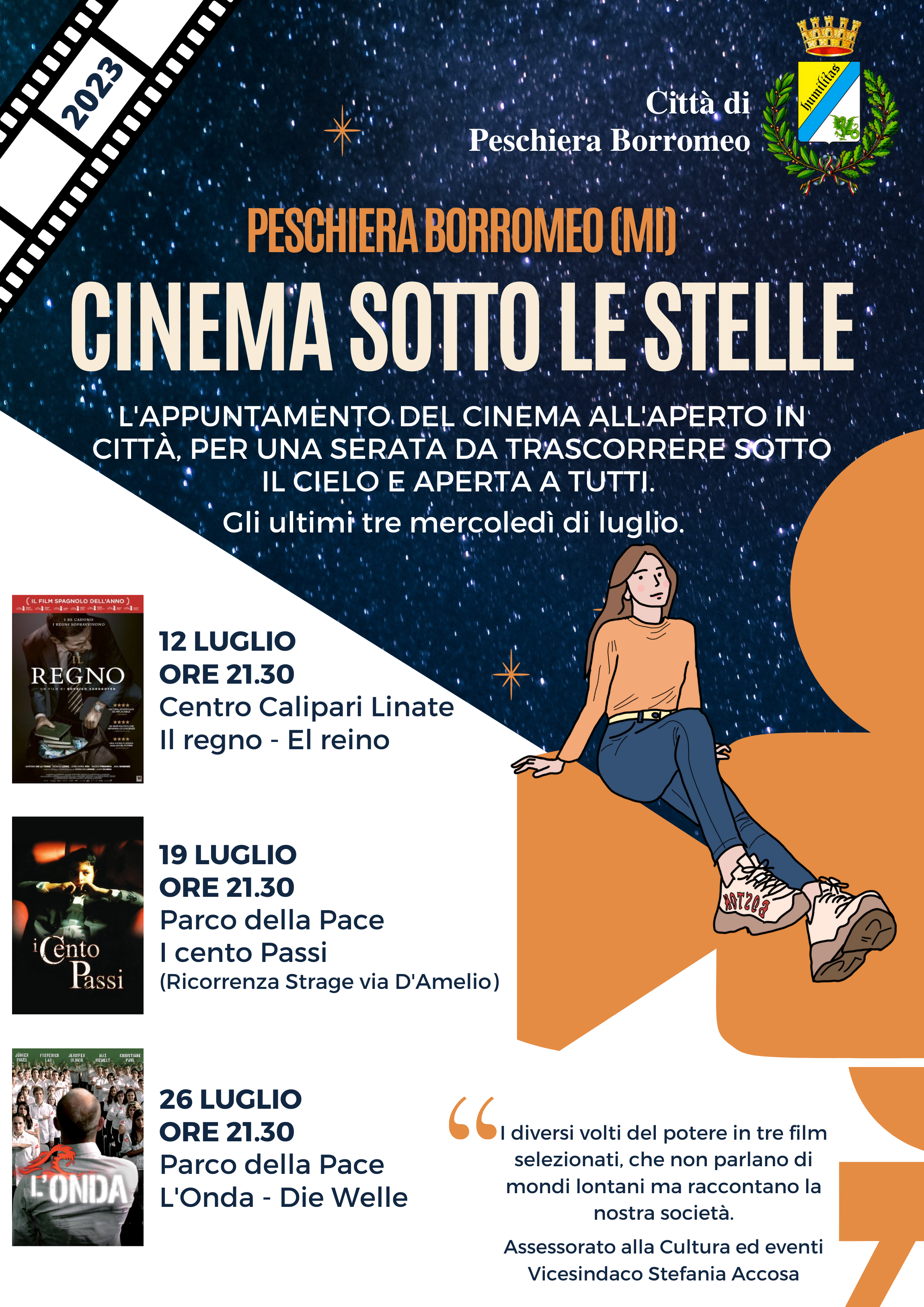 12 Luglio - Cinema all'aperto - Rinvio