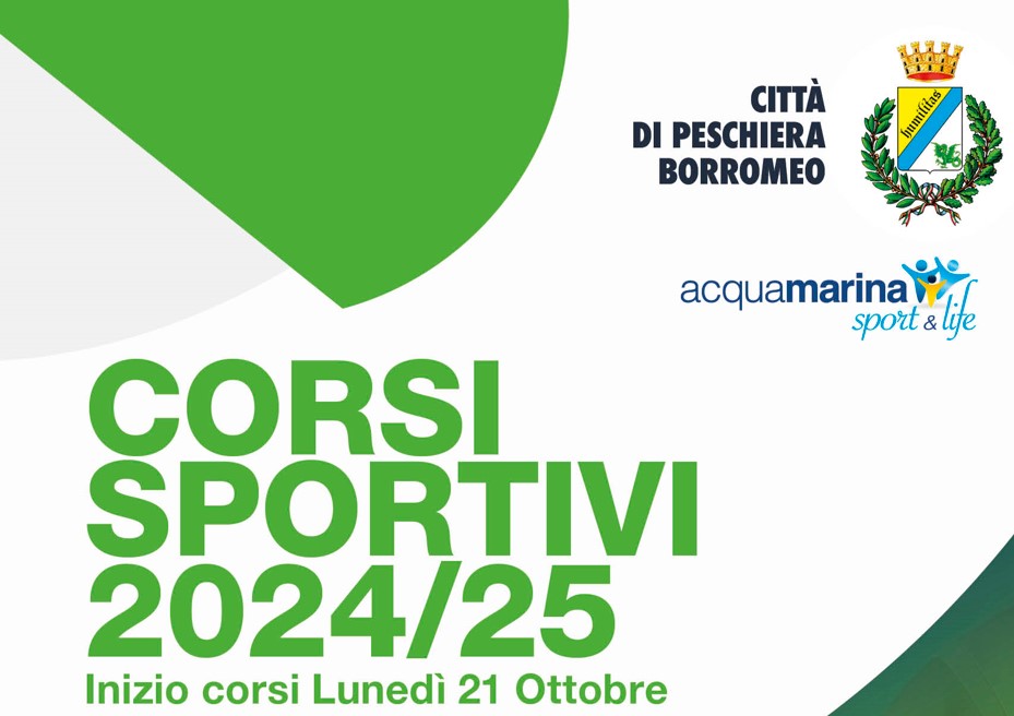 Aggiornamento corsi sportivi comunali