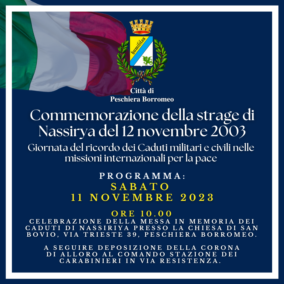 Commemorazione della strage di Nassirya