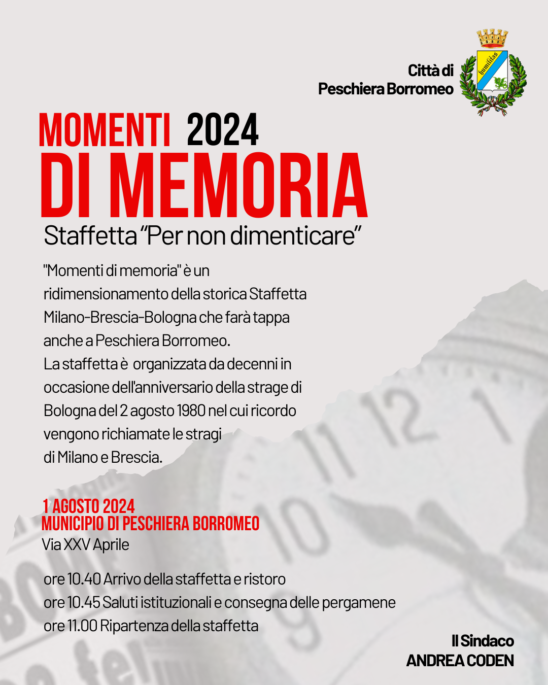 Momenti di memoria 2024