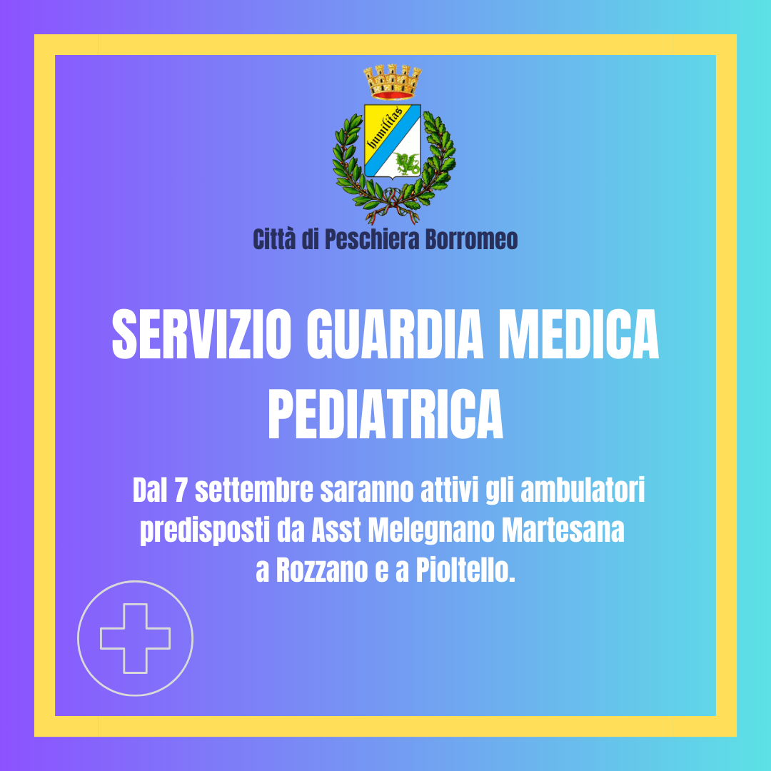 Nuovo servizio di Guardia Medica pediatrica